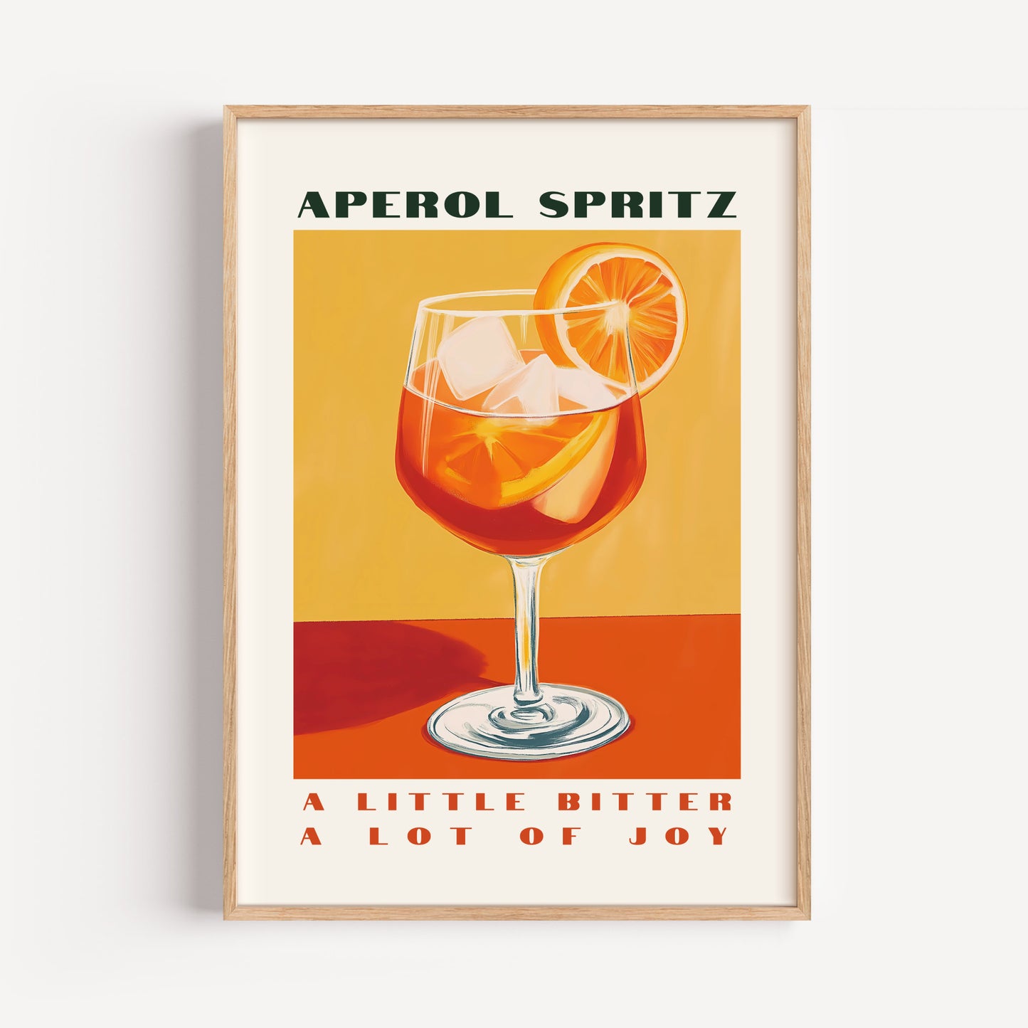 Aperol Spritz Cocktail Print