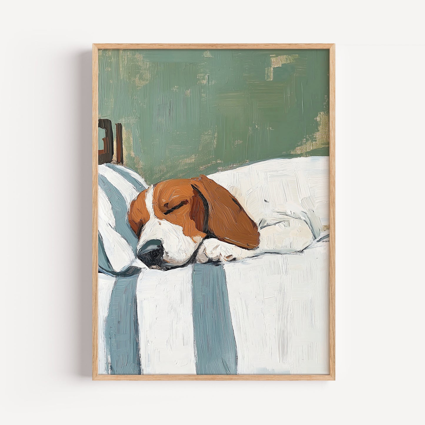 Basset Hound Dog Print