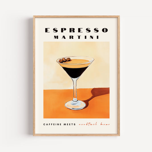 Espresso Martini Cocktail Print