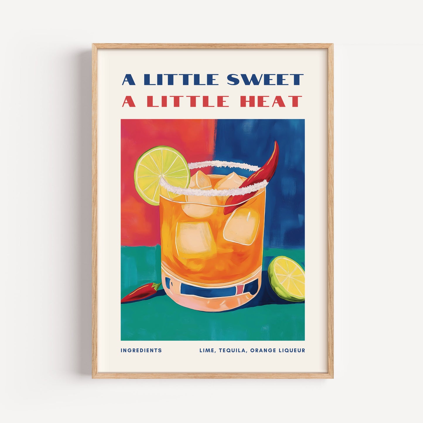 Spicy Margarita Cocktail Print