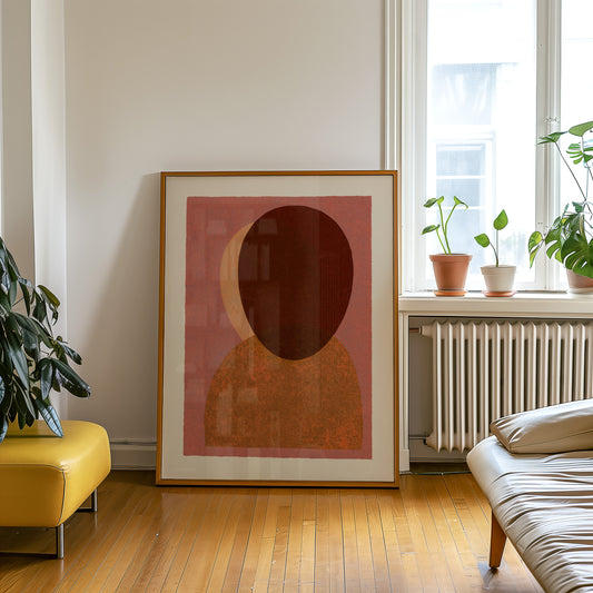 Abstract Figure Print