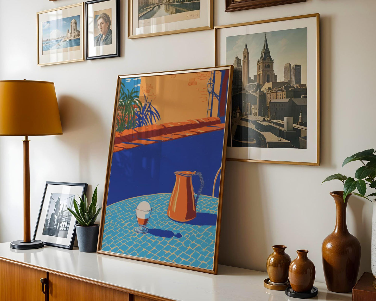 Affogato Italy Print – Italian Coffee Wall Art, Italy Food Poster, Gelato Espresso Kitchen Decor, Minimalist Cafe Illustration, Travel Print 15 x 20 cm / 6 x 8″ (roughly A5)