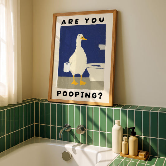 Are You Pooping? Goose Print