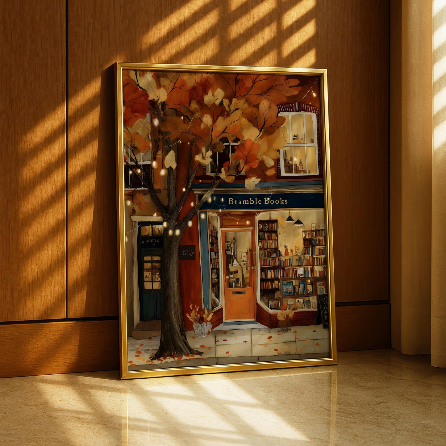 Autumn Bookstore Print