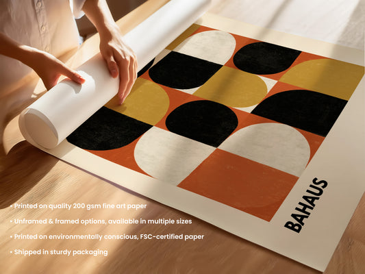 Bauhaus 1923 Pattern Print