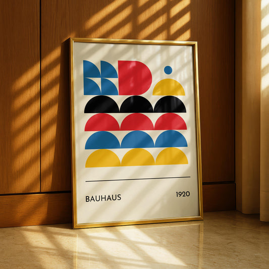 Bauhaus Print – Beige