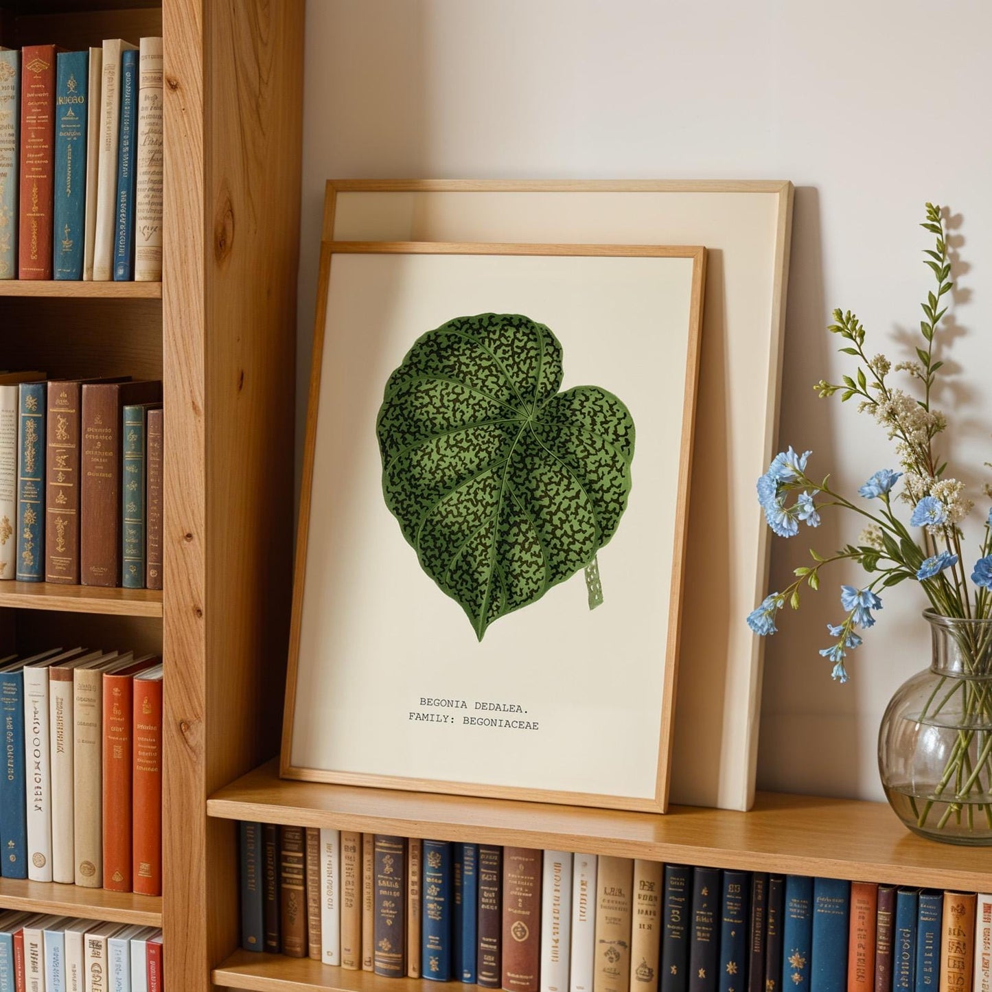 Begonia Dedalea Botanical Print