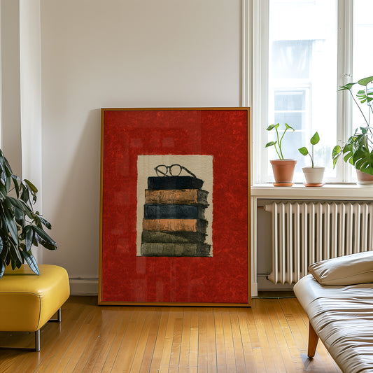 Book Stack & Glasses Print 02 Living Room-media-4.jpg