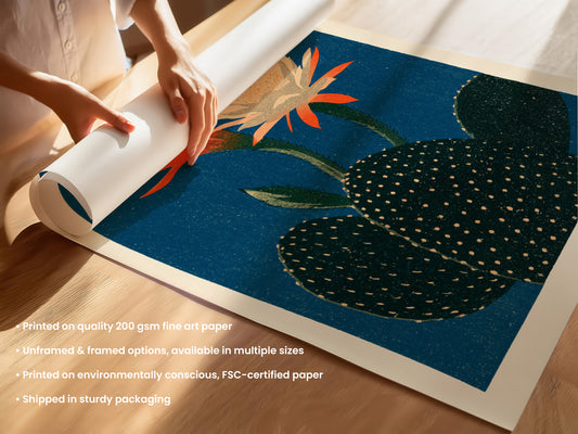 Cactus Flower Print