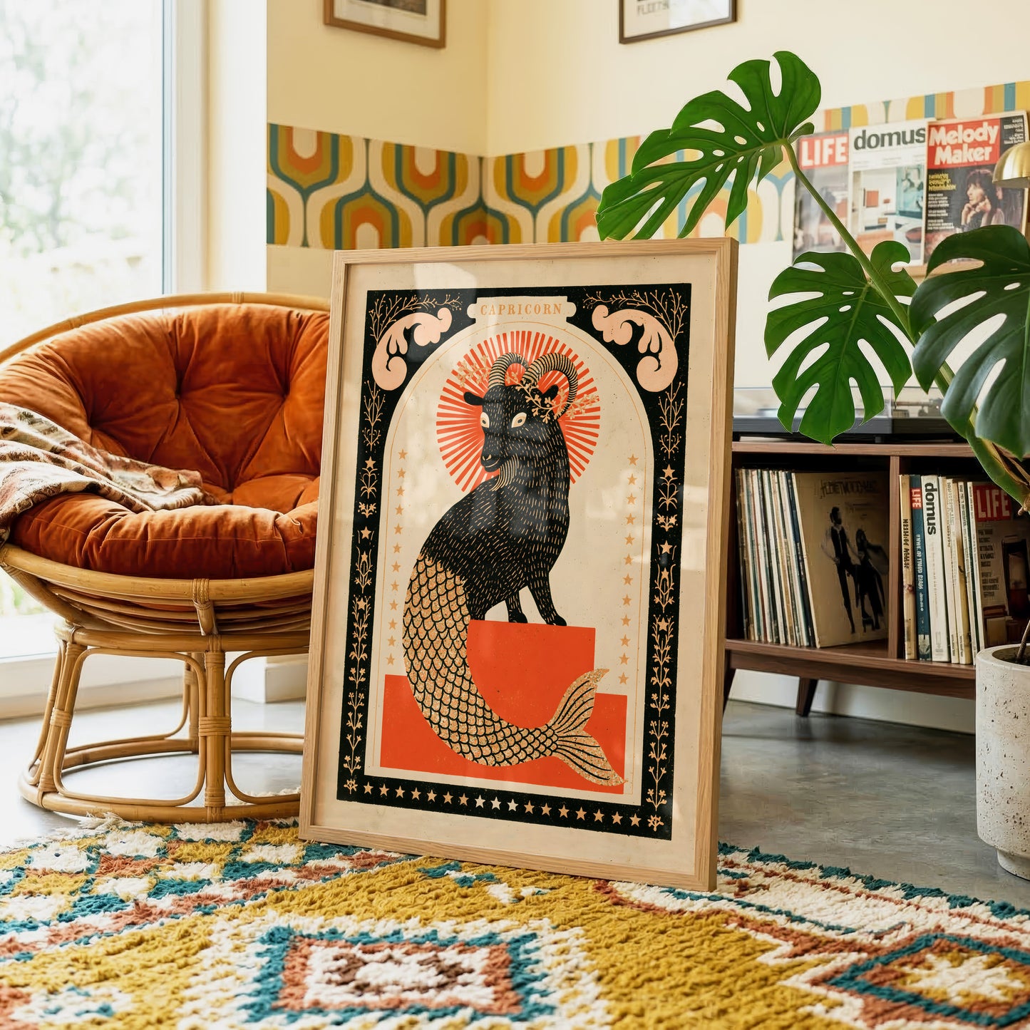 Capricorn Zodiac Print