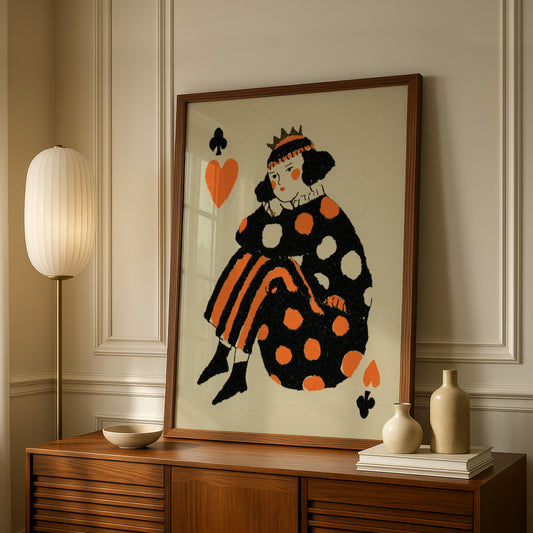 Queen of Hearts Print