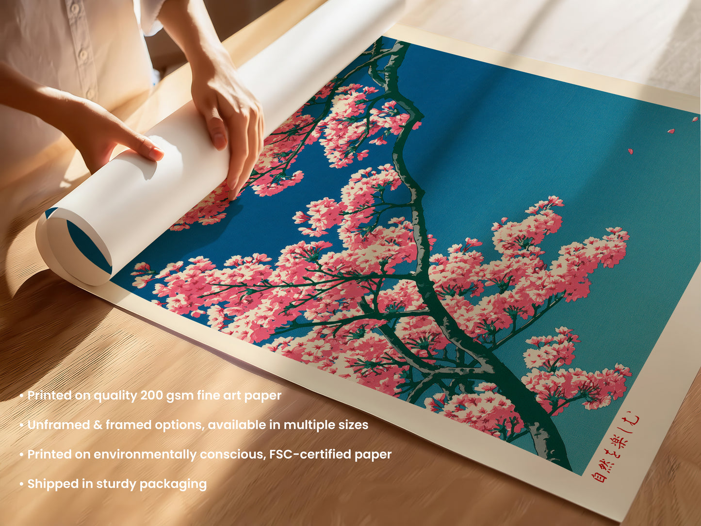 Cherry Blossom Branch Print
