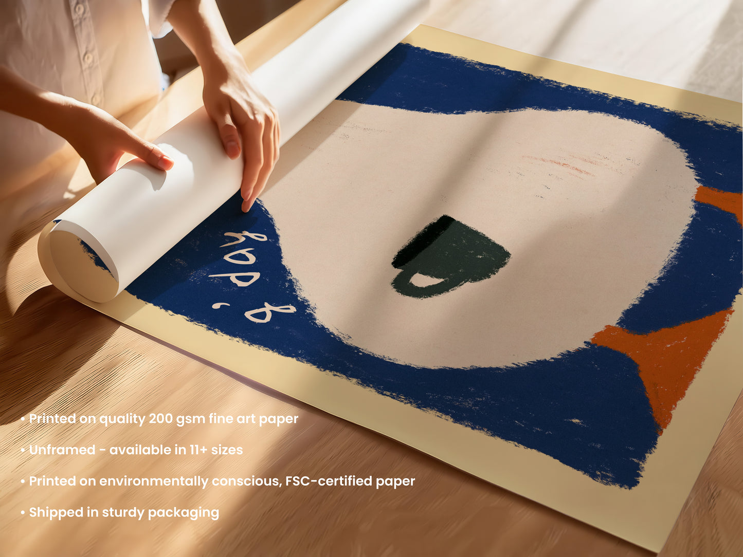 G'Day Goose Coffee Print