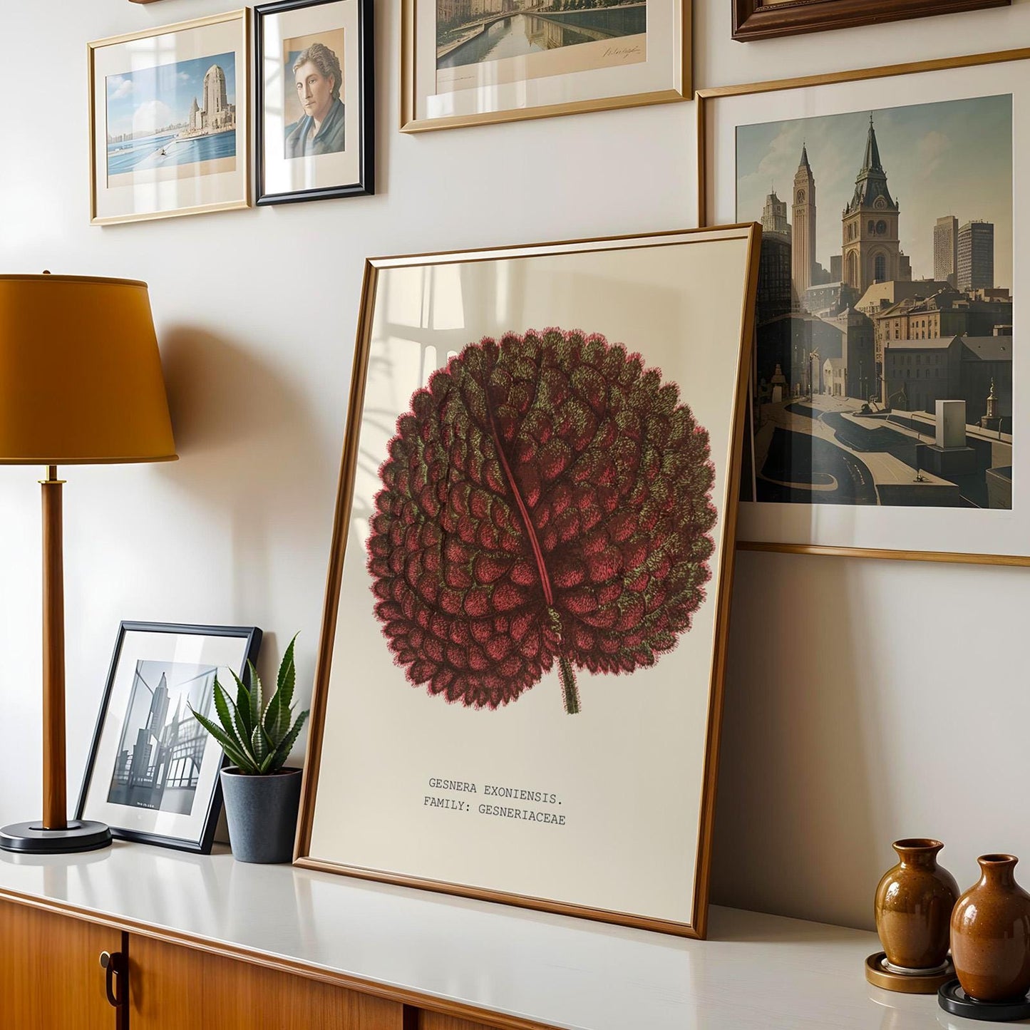 Gesnera Exoniensis Leaf Print