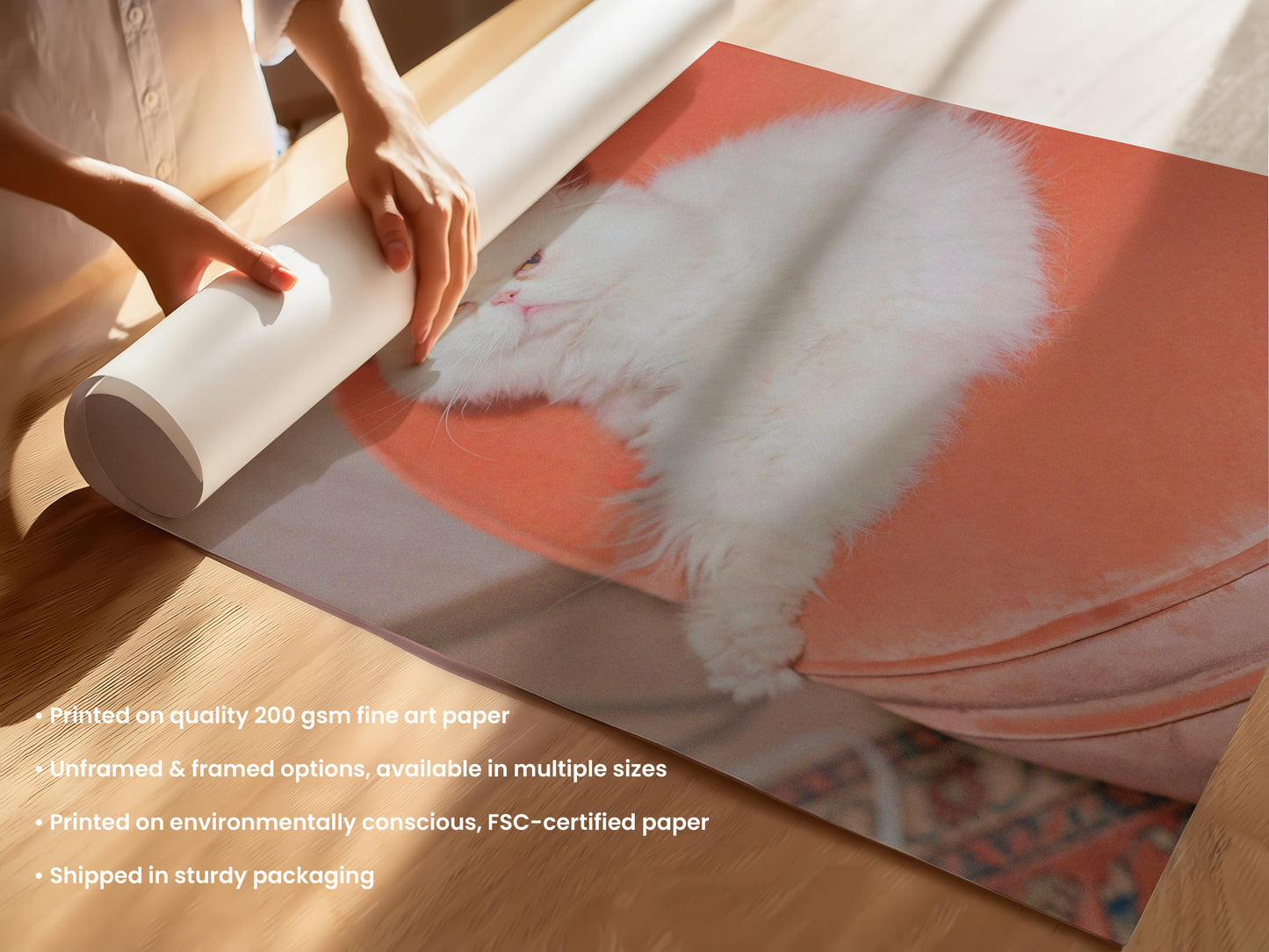 Sassy Cowgirl Cat Print