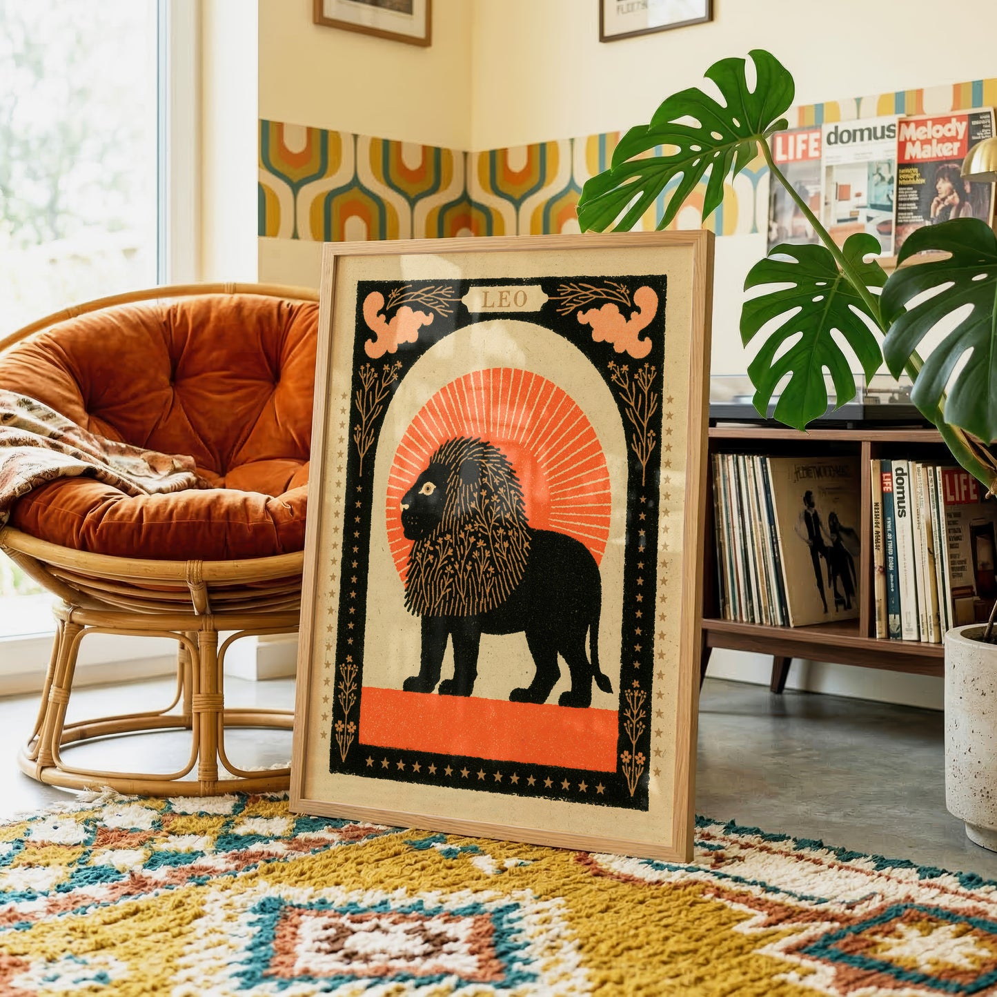 Leo Zodiac Print