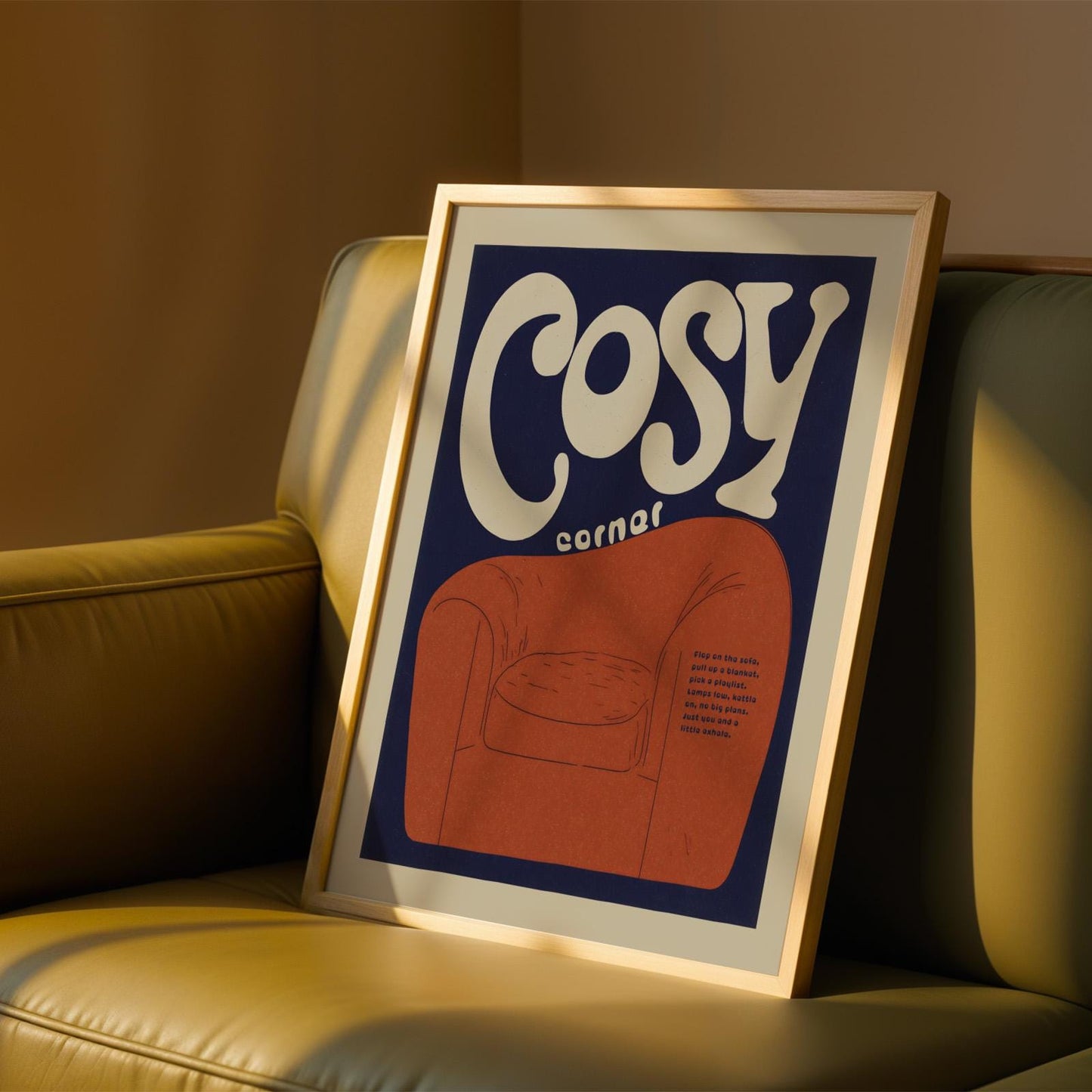 Cosy Corner Typography Print