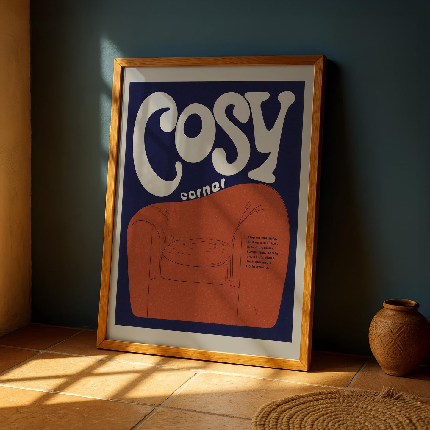 Cosy Corner Typography Print