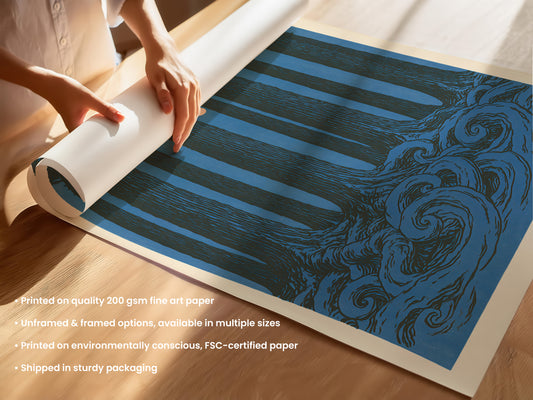 Moonlit Forest Print