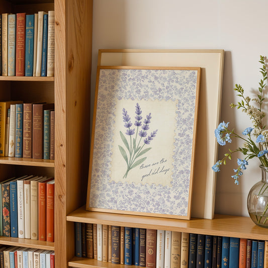 Lavender Cottagecore Print