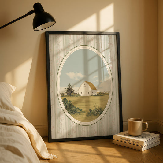 Farmhouse Vintage Barn Print