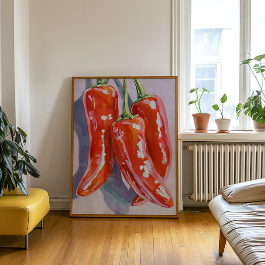 Red Chilli Pepper Print