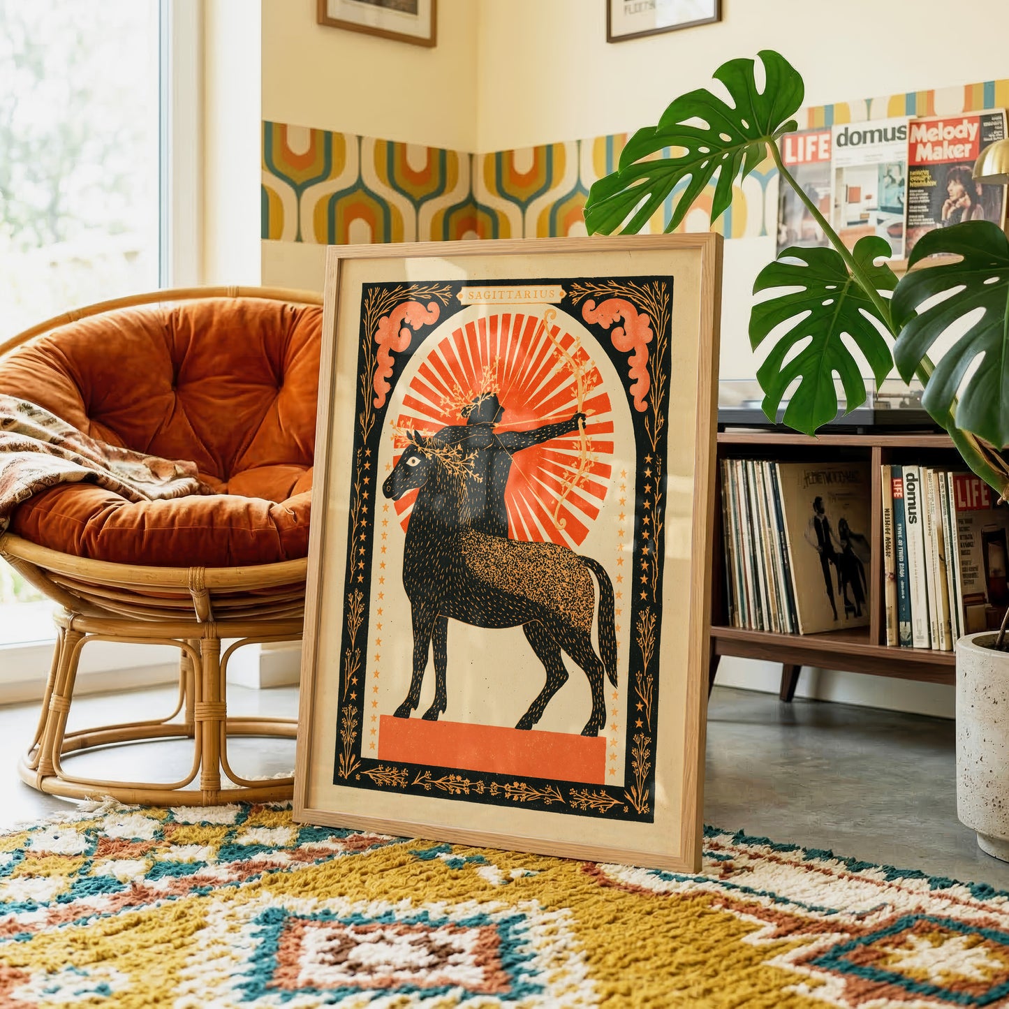 Sagittarius Zodiac Print