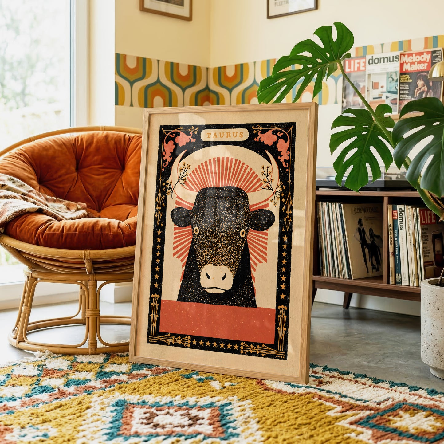 Taurus Zodiac Print