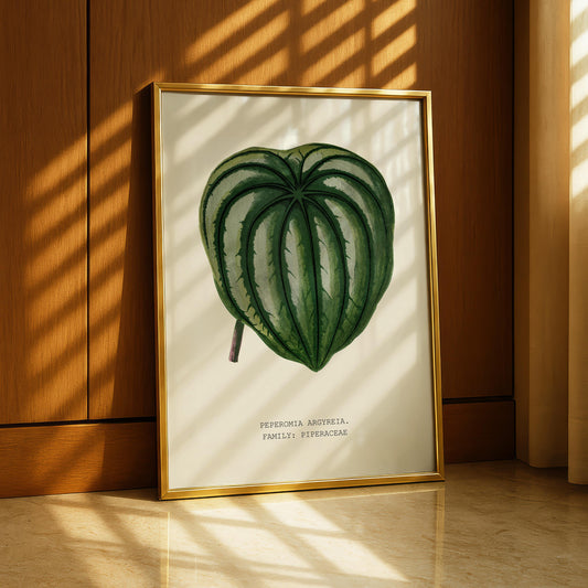 Watermelon Peperomia Print