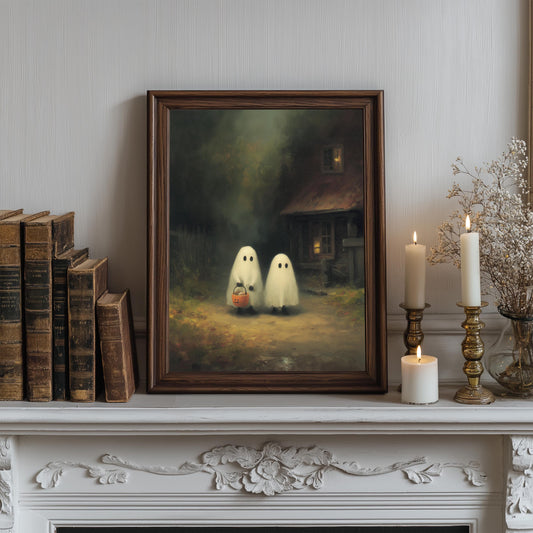 Trick or Treat Ghost Print