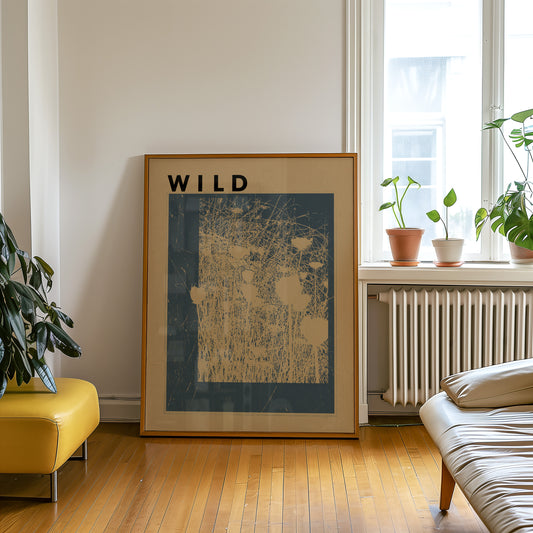Wild Meadow Blue Print