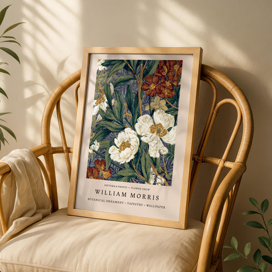 William Morris Peony Print