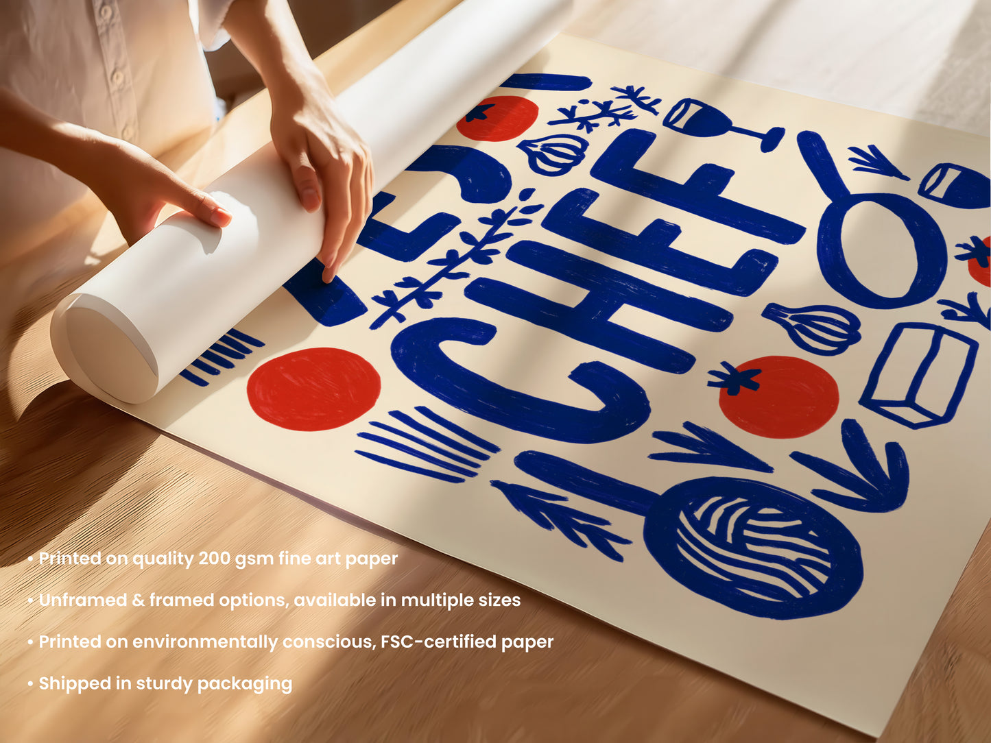 Yes Chef Kitchen Print