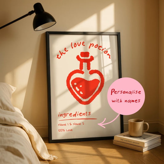 Personalised Love Potion Print