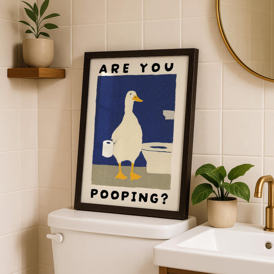 Are You Pooping? Goose Print