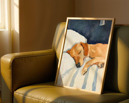 Sausage Dog Art Print