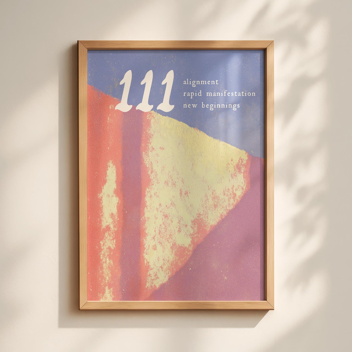 111 Angel Number Print