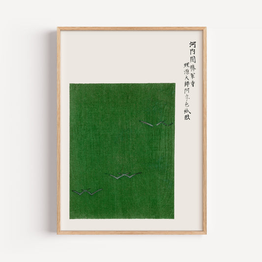 Taguchi Tomoki Green Seagull Print