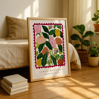 Red Flower Print