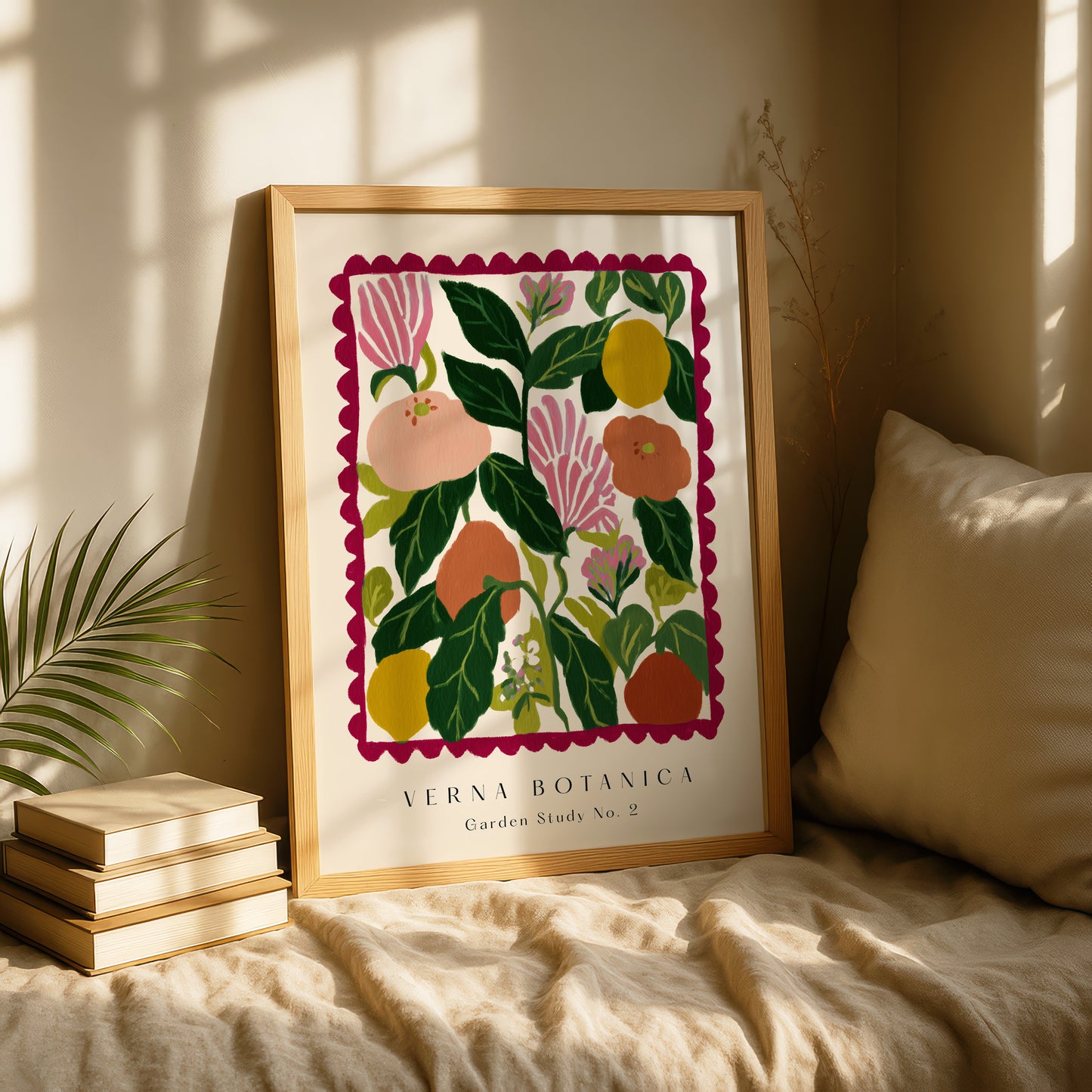 Red Flower Print