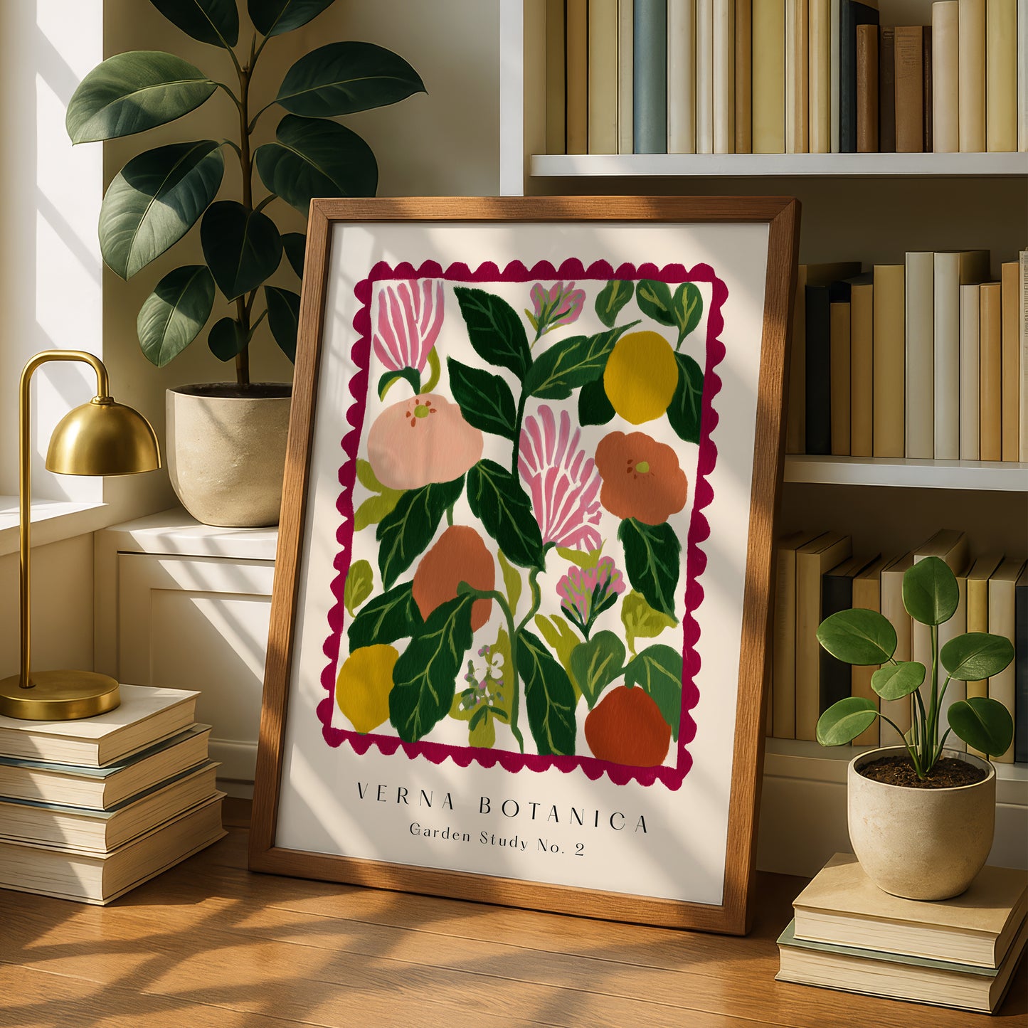 Red Flower Print