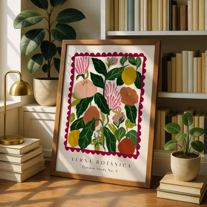 Red Flower Print