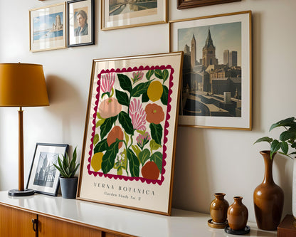 Red Flower Print