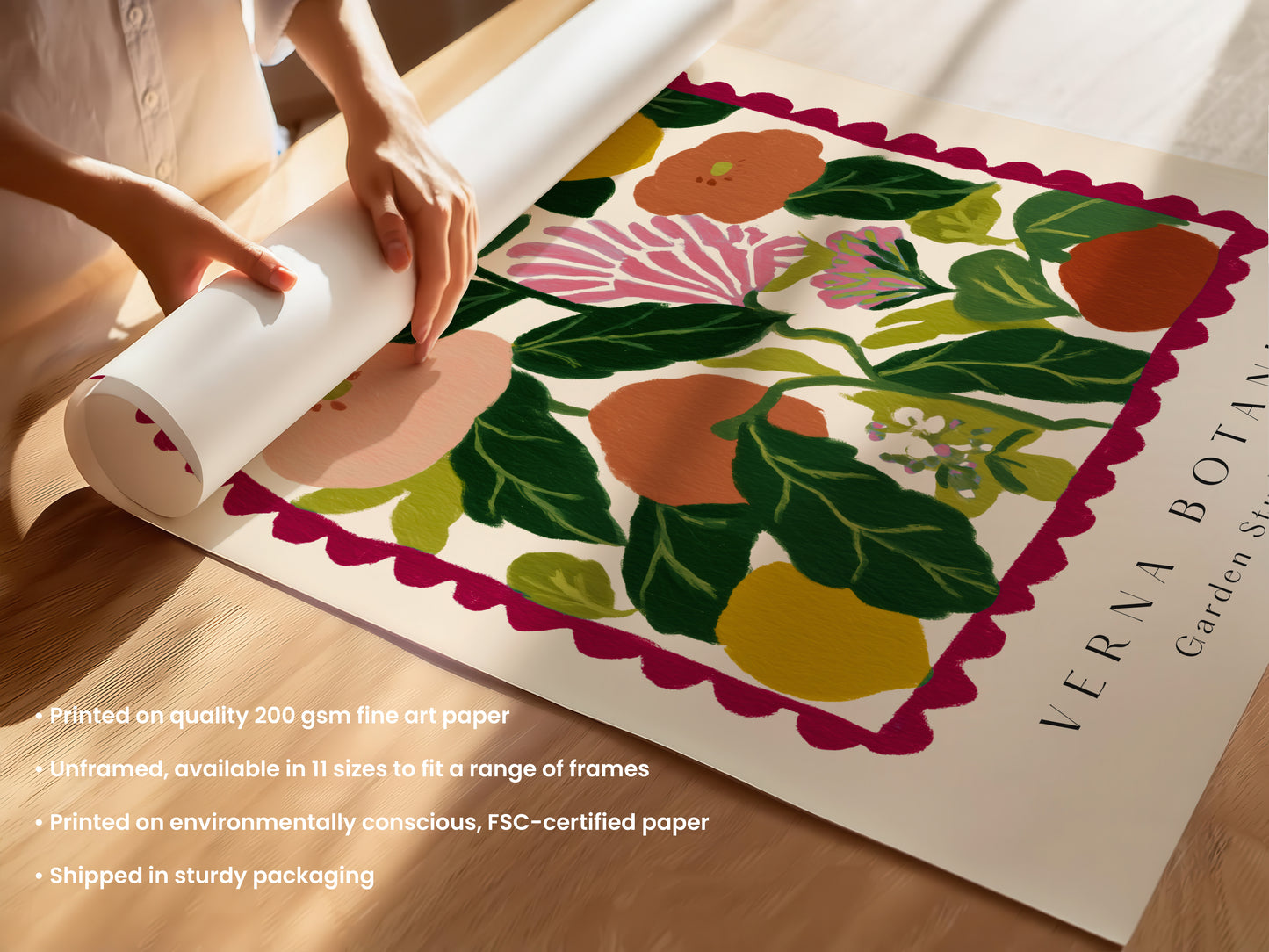 Red Flower Print