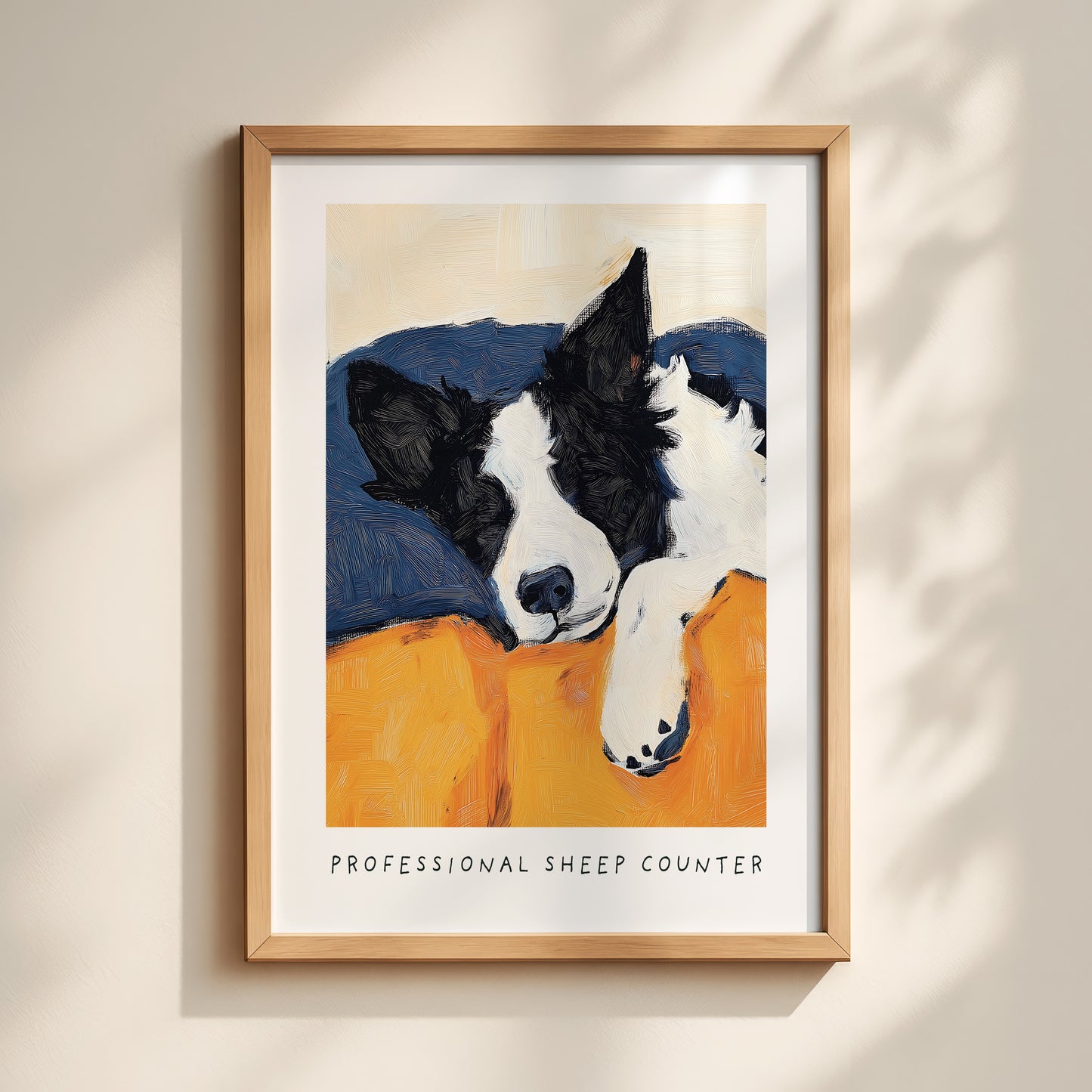 Border Collie Print - "Professional Sheep Counter"