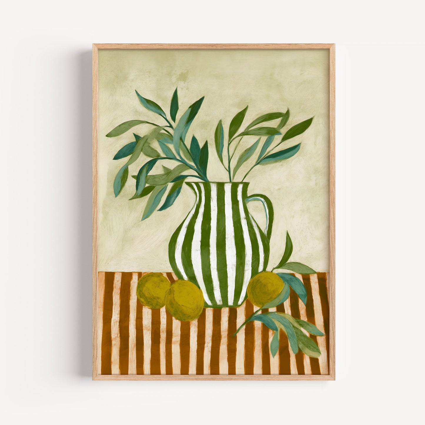 Mediterranean Lemon Kitchen Print