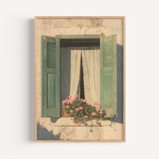 Mediterranean Window Print