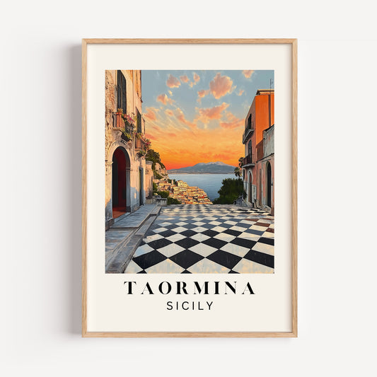 Taormina Sicily Travel Print
