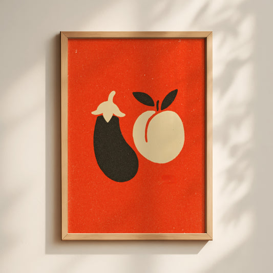 Fruit Emoji Print
