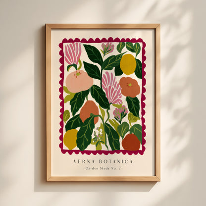 Red Flower Print